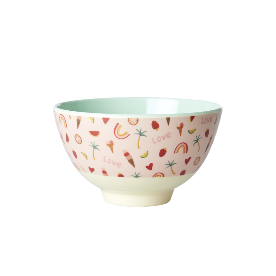 You Go Girl Print Small Melamine Bowl Rice DK